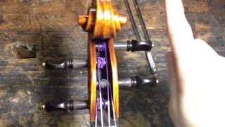 How to tighten slipping violinviolacello pegs [upl. by Antoine414]