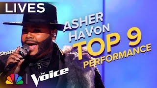 Asher HaVon Performs Beyoncés quotIrreplaceablequot  The Voice Lives  NBC [upl. by Cannell750]