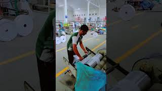 PLASTIC SHOPER BAGS FACTROY viralvideo [upl. by Aztilay]