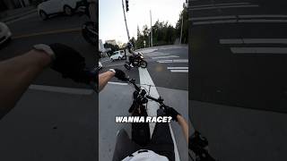 Ninja 250 vs 72v EBike 😳 surron ebike [upl. by Evadnee]