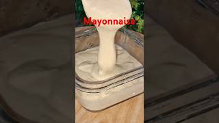 Instant Veg Mayonnaise at Home 😱🤯 shorts mayonnaise homemade viral trending [upl. by Lauren]