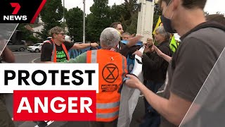 Fed up motorists turn on peakhour protesters in Melbourne  7NEWS [upl. by Bland]