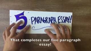 How to write a five paragraph essay [upl. by Hellman213]