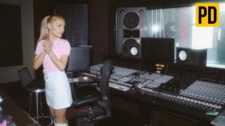 Ariana Grande  yes and  Studio footageFull the making of Yes and [upl. by Aicertap]