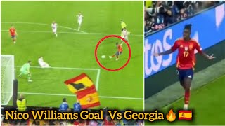 Nico Williams Goal Vs Georgia  Spain 41 Georgia Highlights  Euro 2024 [upl. by Iruyas]