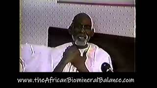 DR SEBI TALKS THERMAL WATER NERVES PROBLEM BELLMAN PALSY amp 4 PLANTS [upl. by Samantha]