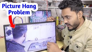 24quot LED TV Panel Picture Freezing problem after few sec repairing step by step [upl. by Ahtnamys]