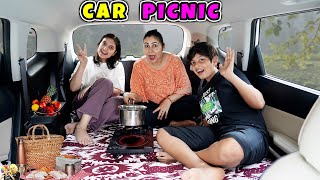 CAR PICNIC  Family Comedy Challenge  Living inside the Car  Aayu and Pihu Show [upl. by Erdnaet]