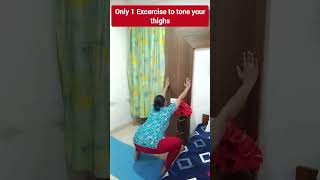 Toned thighs amp legs trending shorts viral fatloss weightloss Jaatnipunjabi [upl. by Nydnarb]