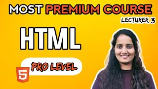 HTML Tutorial Level Pro Series 3  Comprehensive Beginners Guide to Web Development  Tamil [upl. by Aerbma]