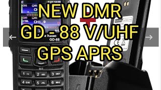 NEW  RADIODDITY GD88 DMRVHF UHF APRS GPS [upl. by Dygall]