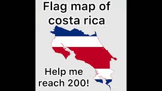 Flag map of costa rica costarica mapping [upl. by Gilbertson]