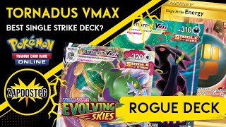 Tornadus VMAX Deck OHKOs VMAX Pokemon Underrated Decklist Pokemon TCG [upl. by Amalbena]