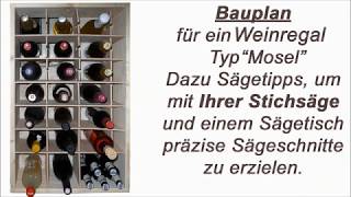 Anleitung ein Weinregal aus Holz günstig selber bauen ebay [upl. by Stephen]