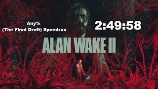 Alan Wake 2 Any The Final Draft in 24958 [upl. by Crocker105]