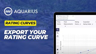 Export a rating curve [upl. by Crist]