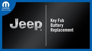 Key Fob Battery Replacement  How To  2025 Jeep Wrangler [upl. by Anoet]