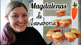 MAGDALENAS DE ZANAHORIA Fáciles y Rápidas [upl. by Blau]