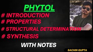 PHYTOL ll DITERPINOIDS ll TERPINOIDS ll NOTES ll ALL TOPICS ll thelivingchemistry4918 [upl. by Sirdna]