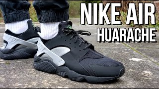 NIKE AIR HUARACHE REVIEW  On feet comfort weight breathability price review [upl. by Clovis238]