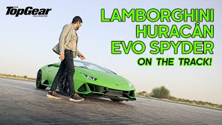 Lamborghini Huracan Evo Spyder  Taming a Bull on the track [upl. by Haliehs]