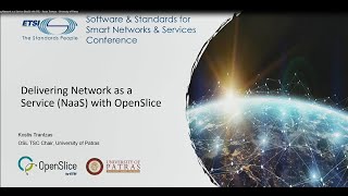 SNS4SNS Session 3  Delivering Network as a Service NaaS with OSL [upl. by Crosse]