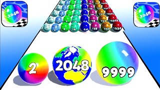 Play 99 MAX UPDATE Tiktok Mobile Game MERGE BALL 2048 Top Gameplay Walkthrough iOSAndroid ALL Level [upl. by Caine]