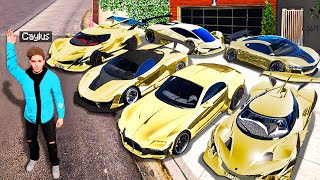 Collecting QUADRILLIONAIRE CARS In GTA 5 Mods [upl. by Tuddor]