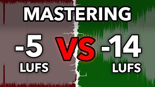 MASTERING 5 LUFS VS 14 LUFS  ¿A qué nivel MASTERIZAR [upl. by Welles8]