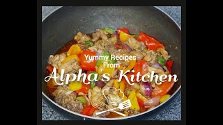 EASY PEPPERED CHICKEN STEW  CHICKEN RECIPES  ALPHAS KITCHEN shorts [upl. by Ahs]