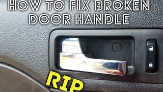 How to fix broken door handle [upl. by Nylatsirhc]