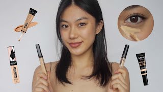 Testing BEST Drugstore Concealers for Under Eye amp Dry Skin [upl. by Ladd]