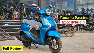 Yamaha Fascino 125 Hybrid 2024  Fascino Standard Model Review 💥 [upl. by Yenruogis]