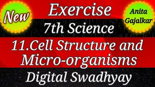 7th science chapter 11 question answer । cell structure and microorganisms। class 7 question answer [upl. by Geithner]