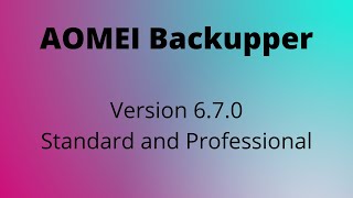 Review of Aomei Backupper on Windows 11 [upl. by Daggna]