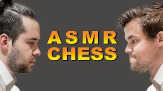 Magnus Carlsen vs Ian Nepomniachtchi ♔ Game 1 ♔ World Chess Championship 2021 ♔ ASMR [upl. by Loftis]