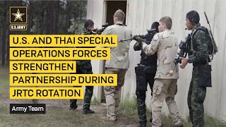 US and Thai Special Operations Forces Strengthen Partnership During JRTC Rotation [upl. by Nihs]