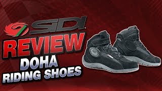 Sidi Doha Boots Review from Sportbiketrackgearcom [upl. by Darelle]