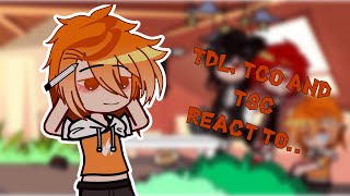 TDL TCO AND TSC REACT TO… Gacha Alan Becker [upl. by Helprin]