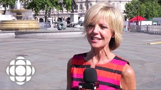 Heather Hiscox in Trafalgar Square for Canada Day  CBC Connects [upl. by Wyler]