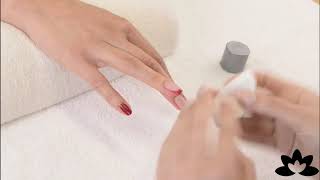 TRIND How To Use  Acetone Free Nail Polish Remover [upl. by Uhn]