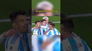 Argentina vs Chile all goals highlights argentina argentinafootball football goals [upl. by Mohandis55]