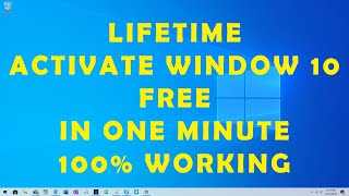 How to activate windows 10 without any key 100 working  how to activate windows10 [upl. by Cori]