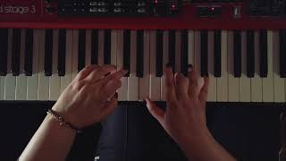 Ele vive  Leonardo Gonçalves Tutorial Piano [upl. by Trant437]