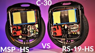 Gotway MSP HS c30 vs Gotway RS19 HS c30 Feature comparison  Part 1 [upl. by Akirdnuhs]