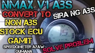 nmax v1 convert to non abs stock ecu lang gamit solve problem [upl. by Spada]