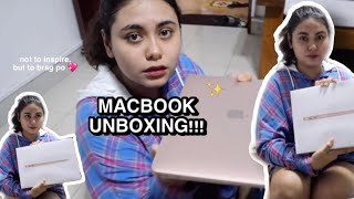 MACBOOK M1 UNBOXING WARNING VERY ISTETIK AND CUTE AND CLEAN [upl. by Ahsenrad]