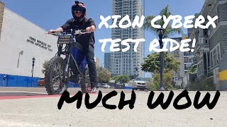 Cyberpunk e bike Test Ride  Xion CyberX [upl. by Wera]