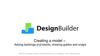 22 Creating a model  adding buildings and blocks drawing guides and snaps [upl. by Elokin258]