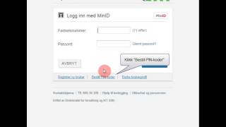 MinID  bestille PIN koder [upl. by Veal596]